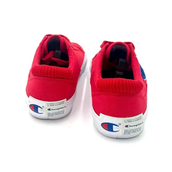 Champion Life™ Fringe Lo Canvas Scarlet Red Sneakers CP100553M Youth 6 NWOT - Picture 6 of 12